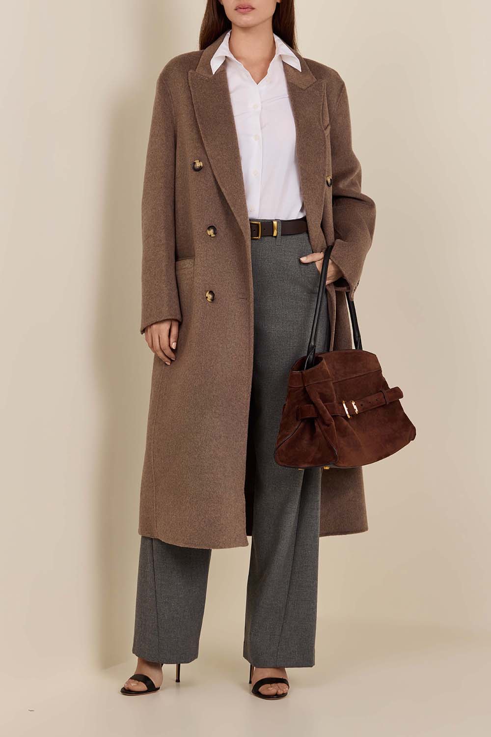 מעיל צמר ארוך